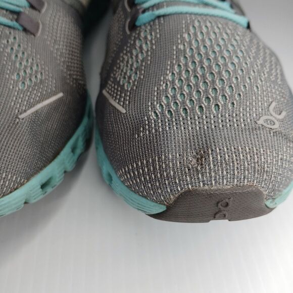 On Cloud X Flexible Lace Up Mesh Running Sneakers Shoes Teal Women's Size US 10 - Picture 7 of 12